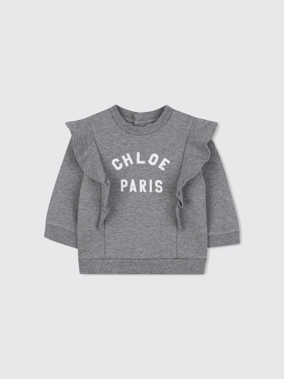 Chloé Sweater  Kids Color Grey In Gray