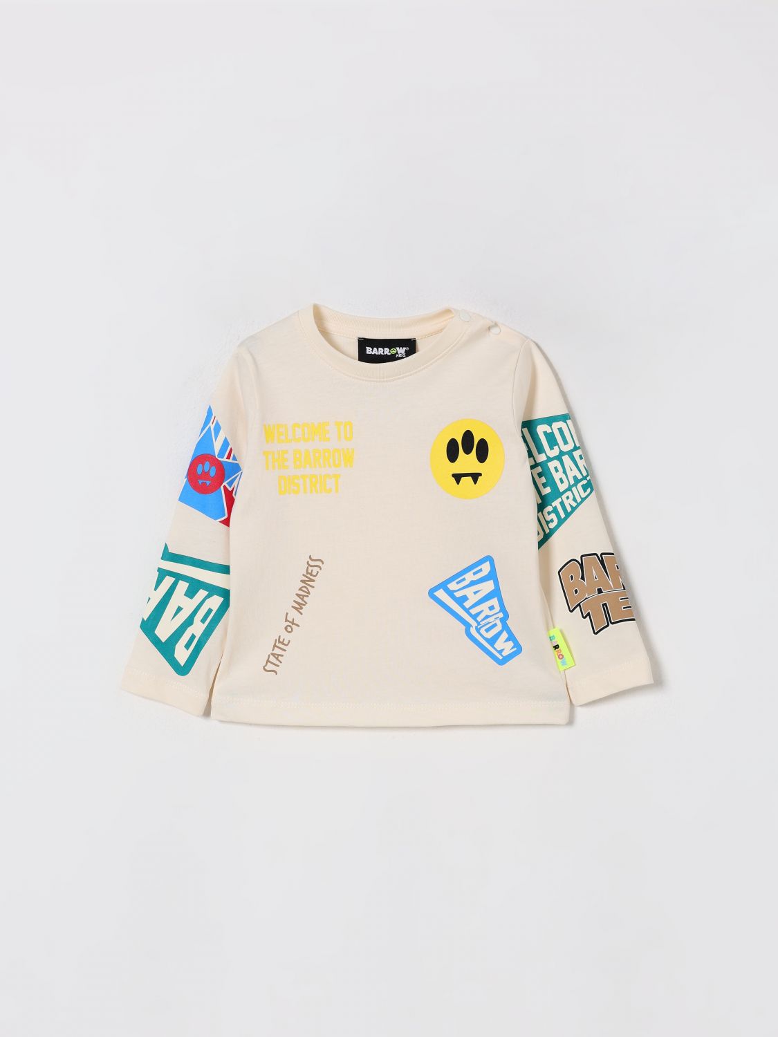 Barrow Babies' T-shirt  Kids Kids Color Beige In Multi