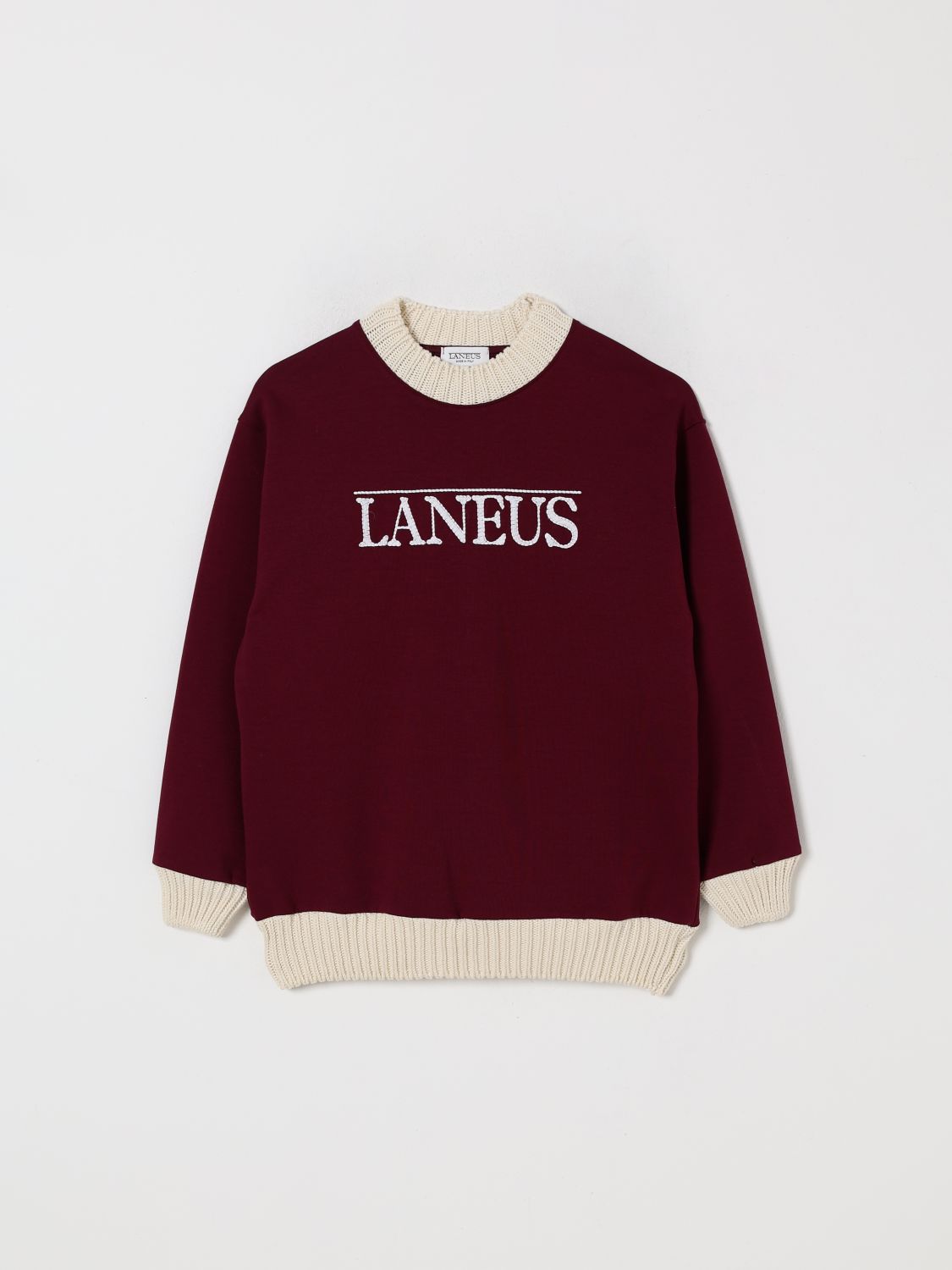 Laneus Sweater  Kids Color Violet In Burgundy