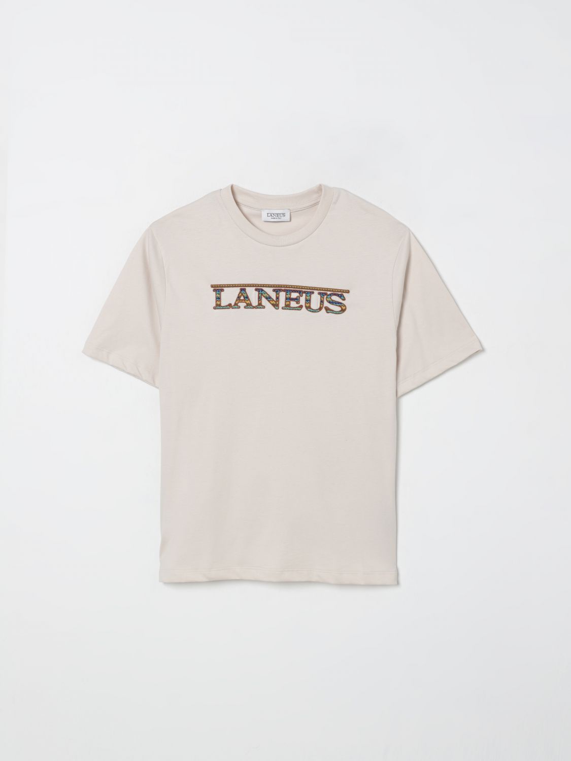 Laneus T-shirt  Kids Color Beige In Neutral
