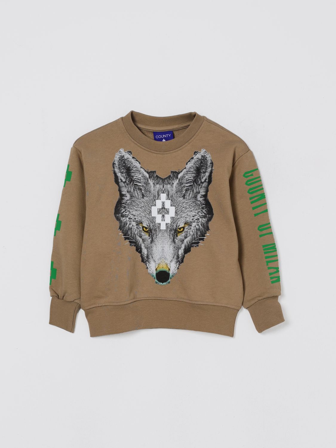 County Of Milan Sweater Kids Color Camel In Brown