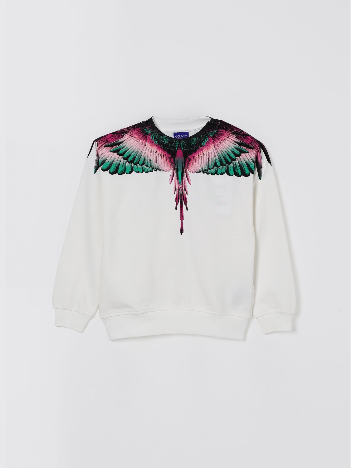 County Of Milan Wings Graphic Sweatshirt In White
