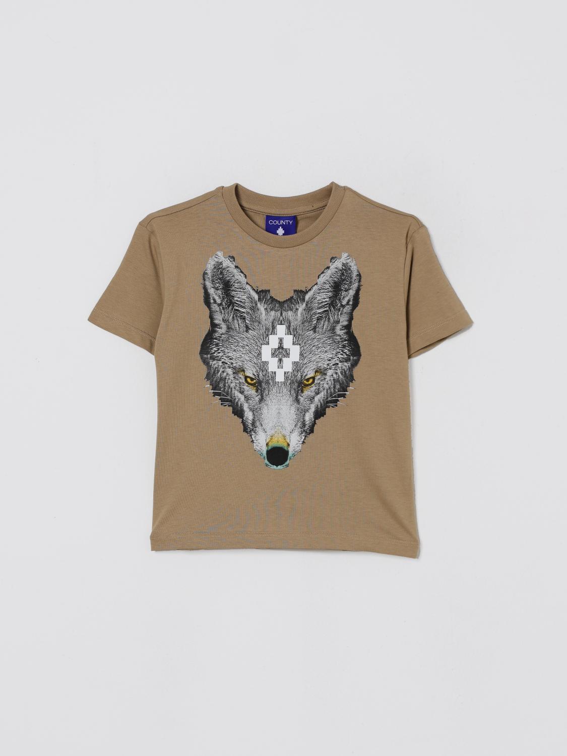 County Of Milan T-shirt Kids Color Camel In Brown