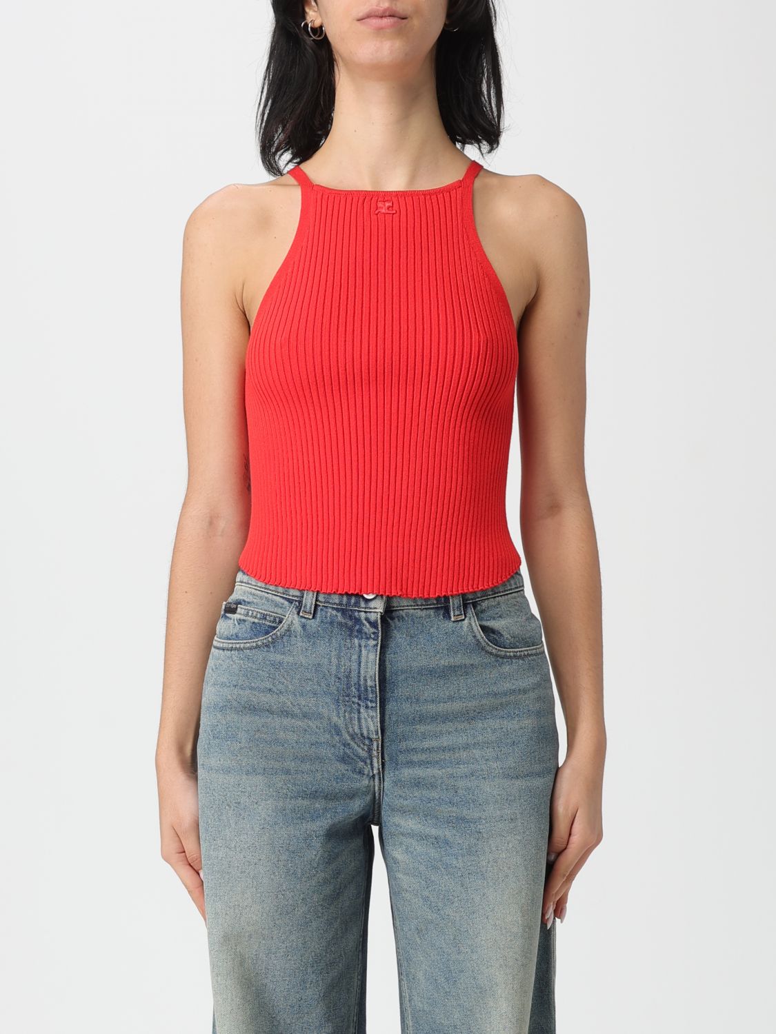 Courrèges Sweater Woman Color Red