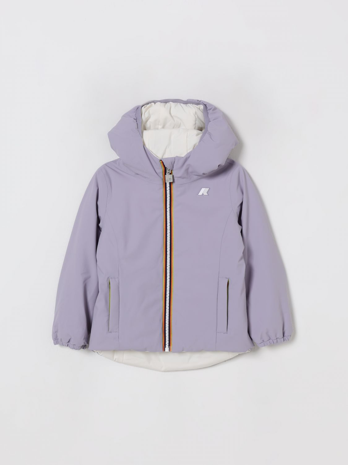 K-way Jacket  Kids Color Lilac In Purple