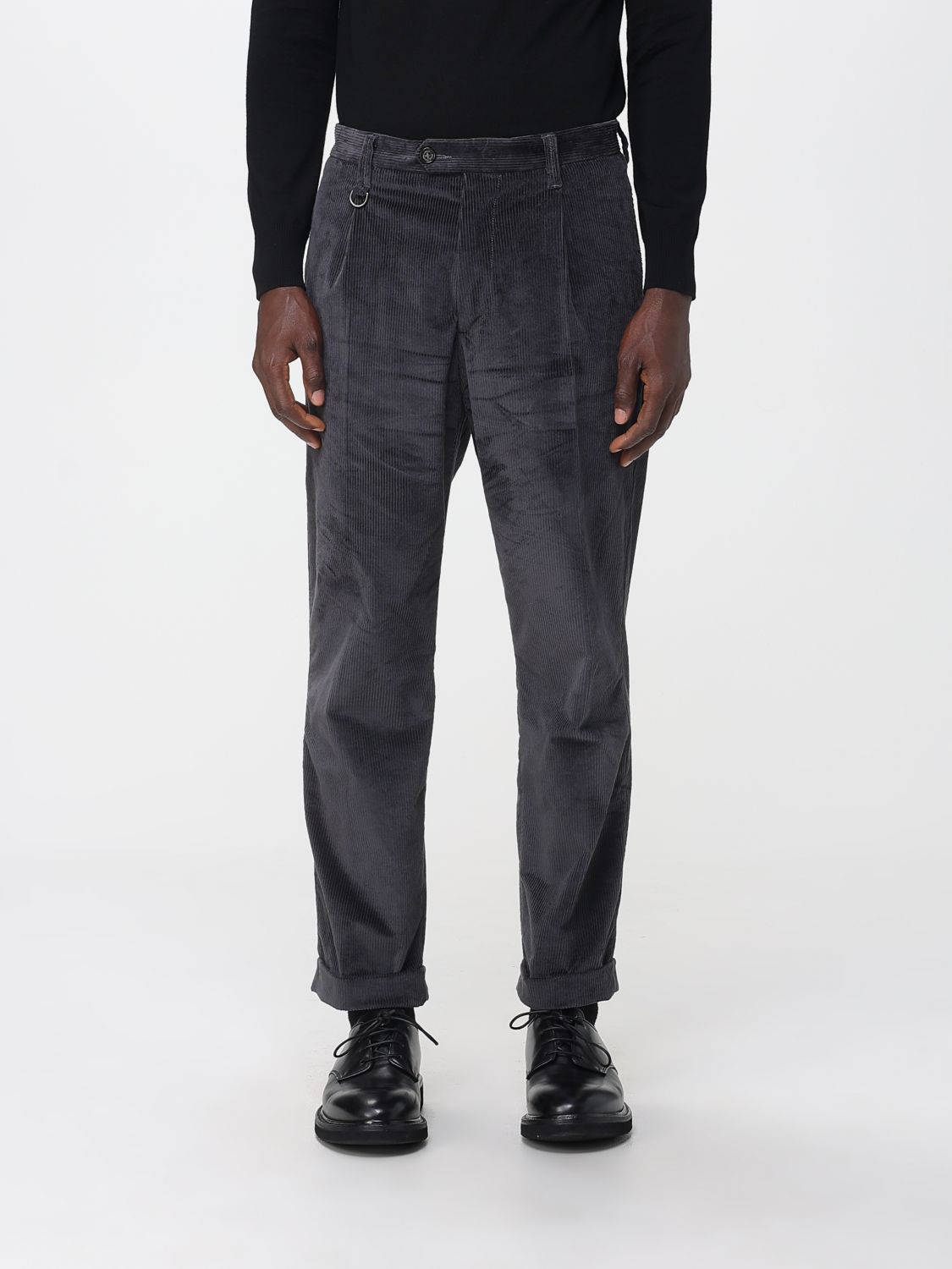 Paolo Pecora Pants  Men Color Grey In Gray