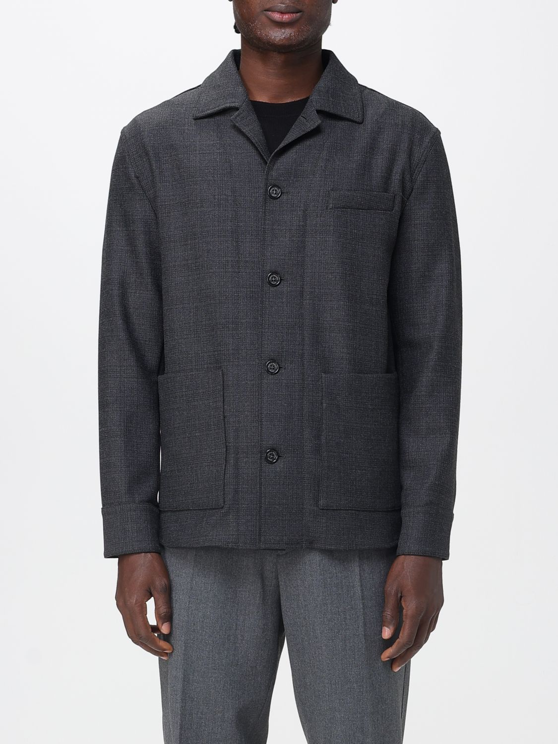 Paolo Pecora Jacket  Men Color Grey In Gray