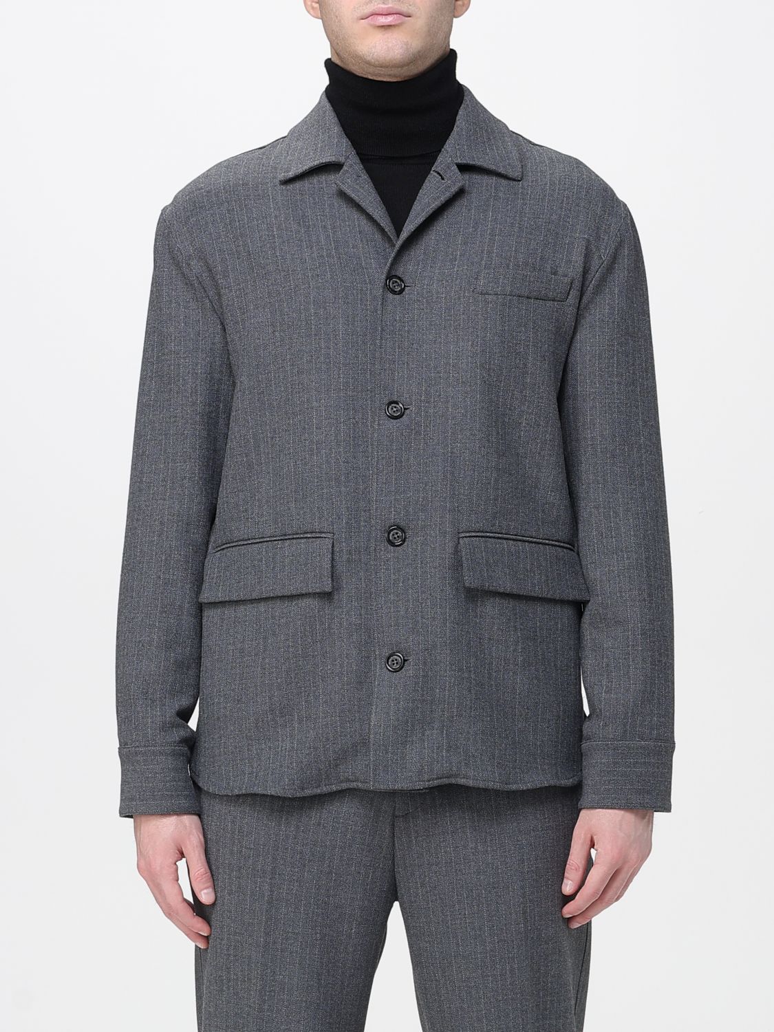 Paolo Pecora Jacket  Men Color Grey In Gray