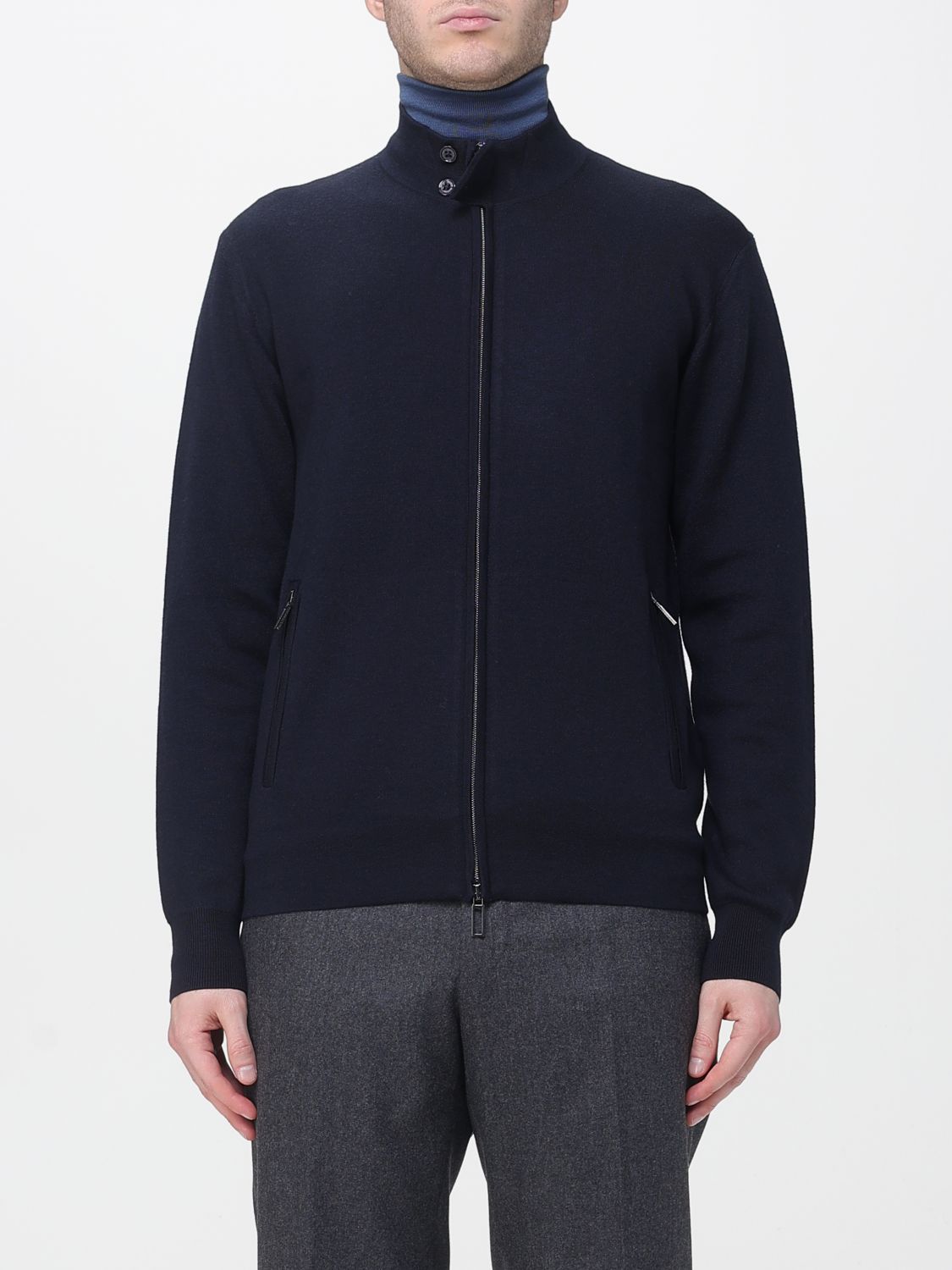 Paolo Pecora Jacket Men Color Blue