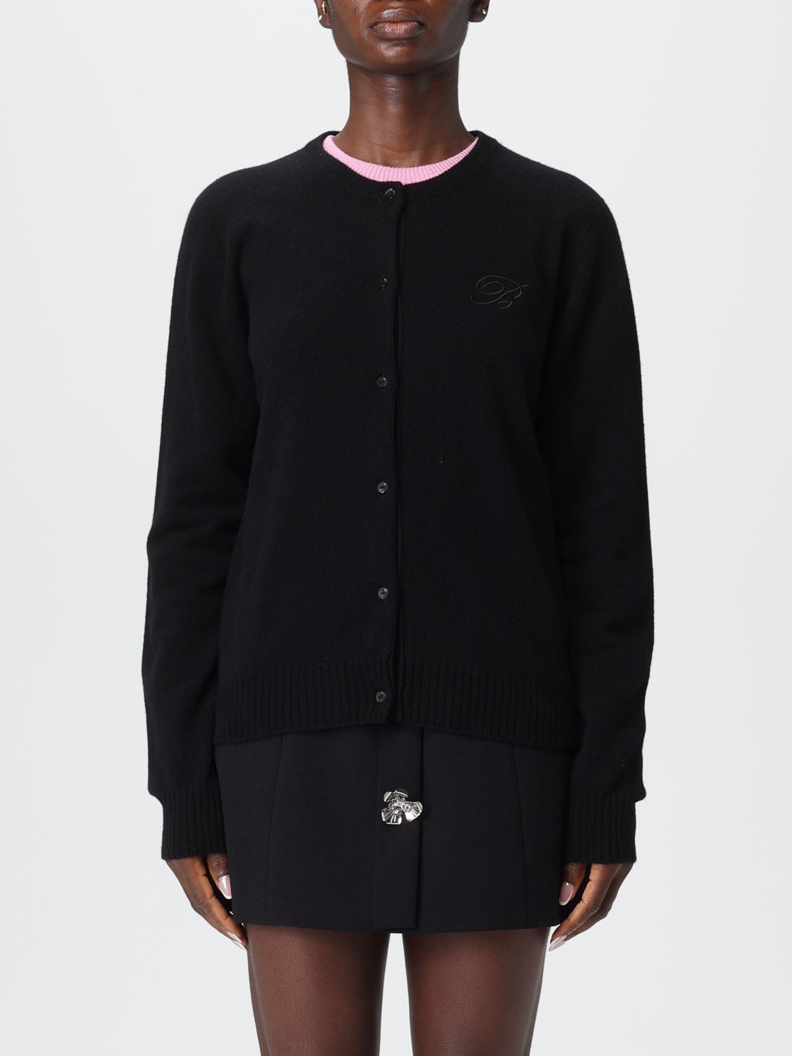 Blumarine Sweater Woman Color Black In Black