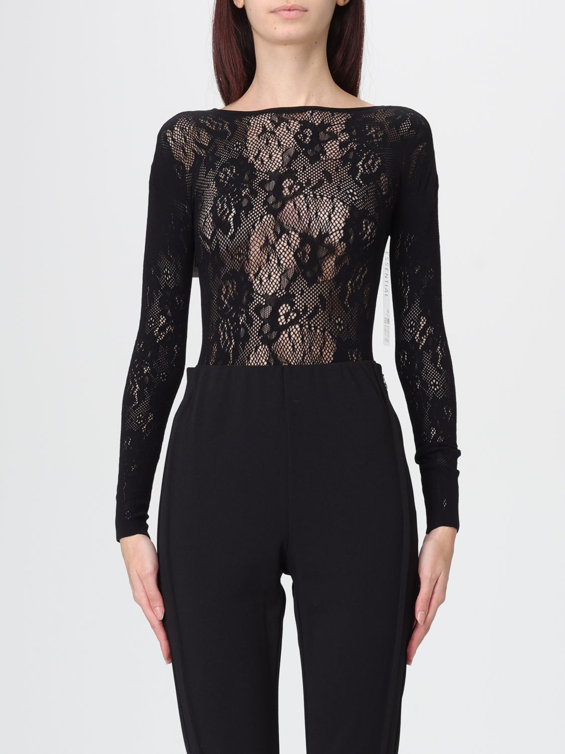 Patrizia Pepe Bodysuit  Woman Color Black