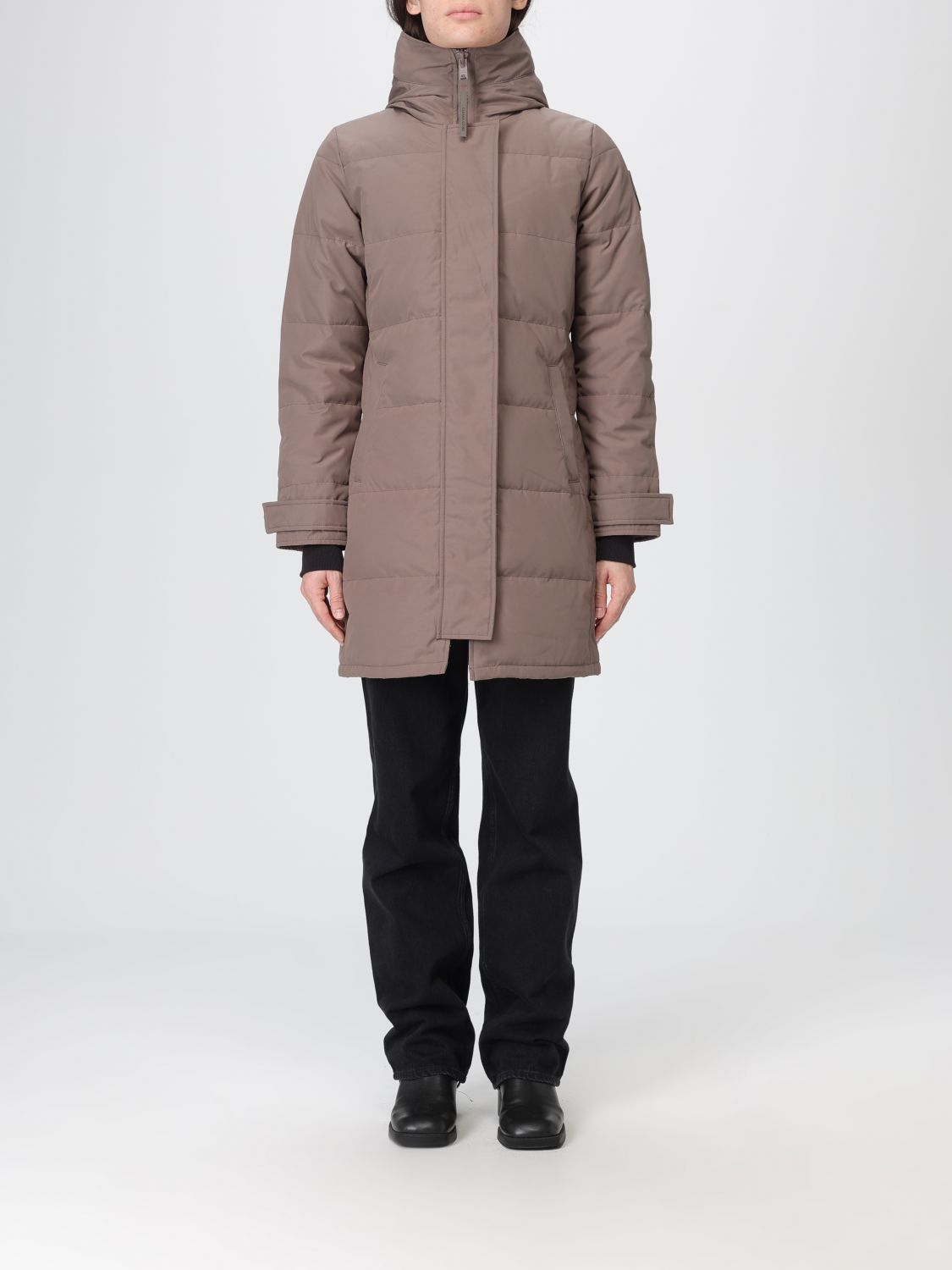 Canada Goose Raincoat  Woman Color Beige In Brown