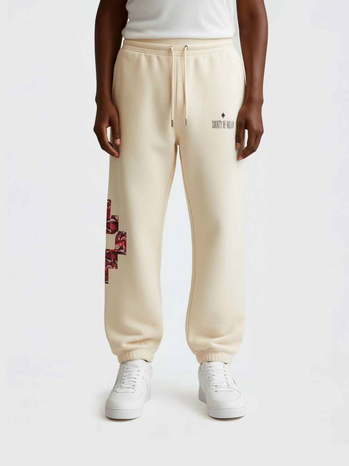County Of Milan Pants Men Color Cream In Neutral