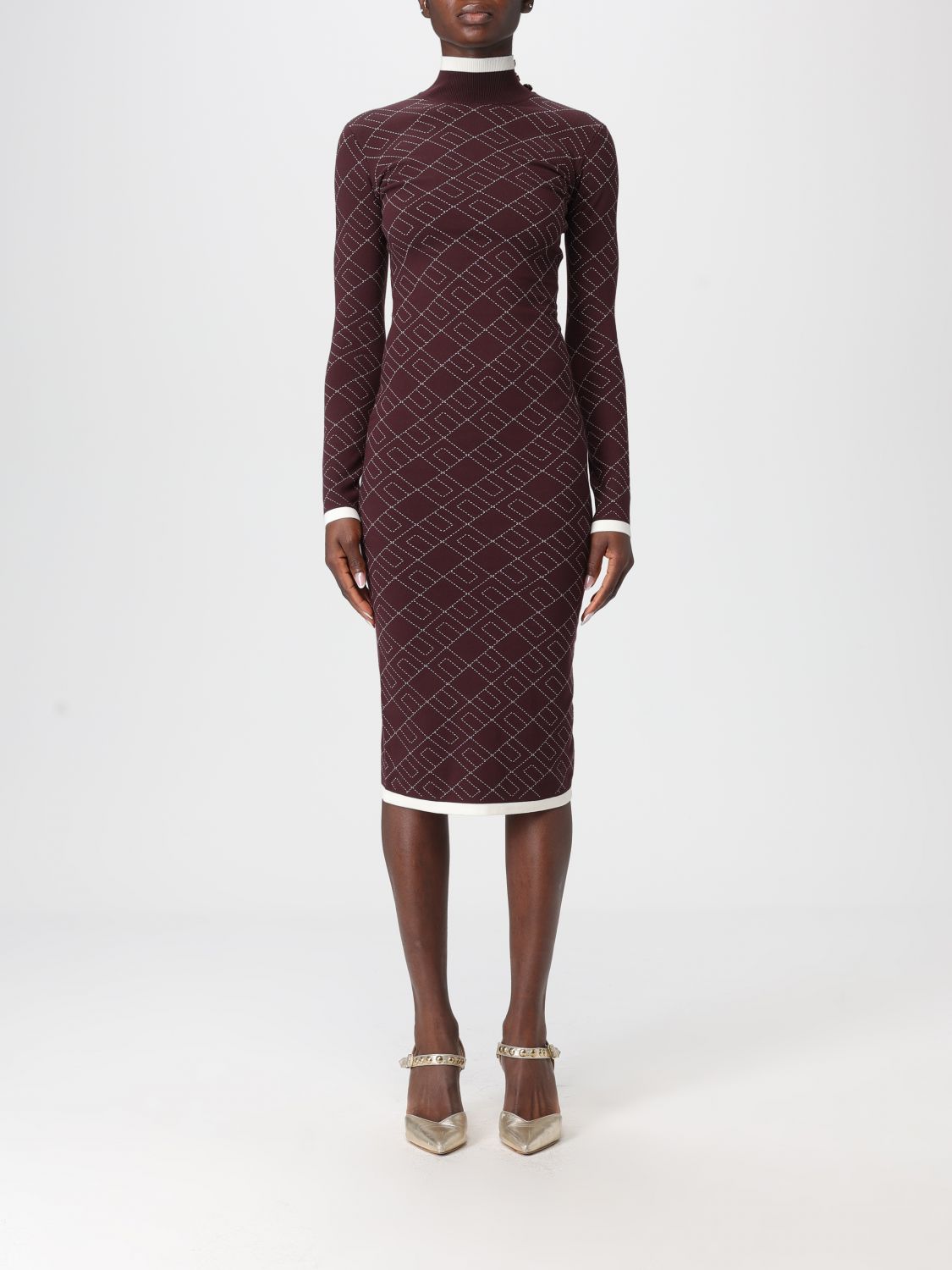 Elisabetta Franchi Dress Woman color Wine
