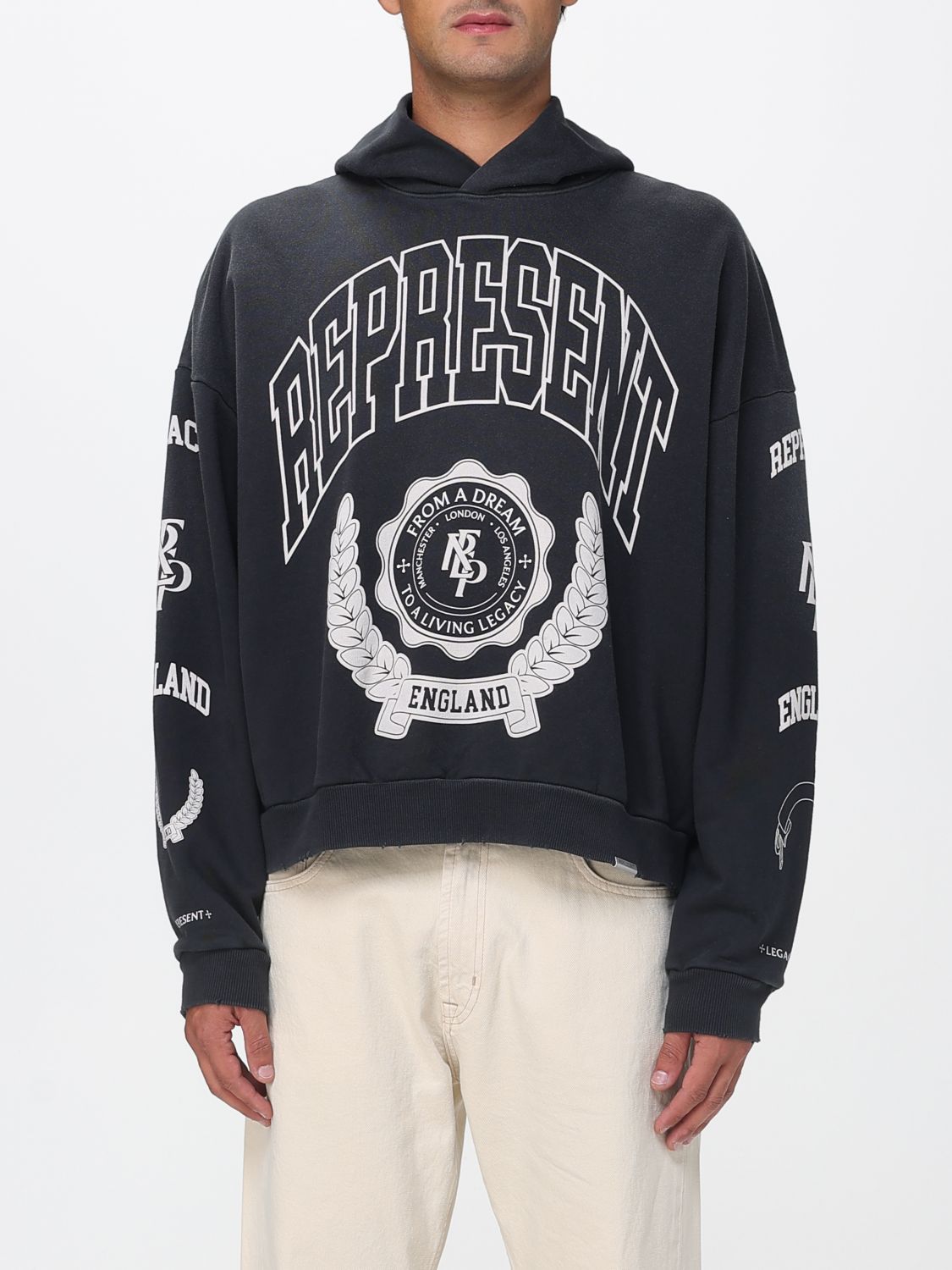 Represent Sweatshirt  Men Color Black 1 In Black