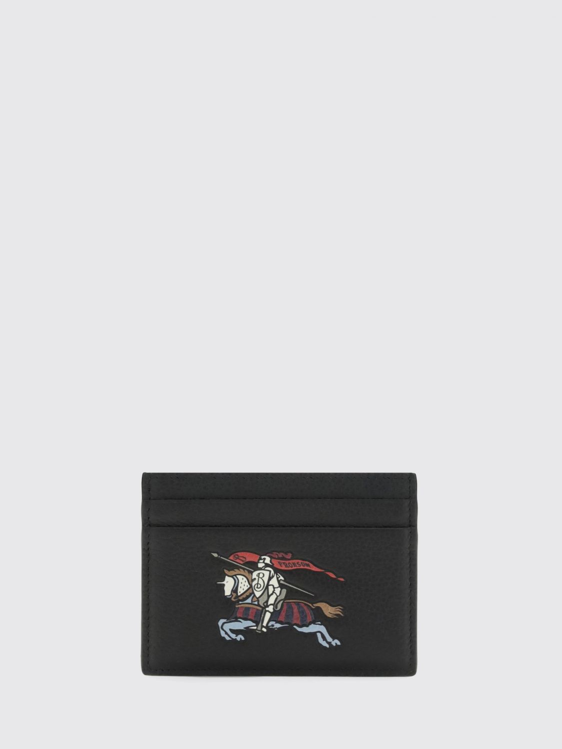 Burberry Leather Cards Holder In Black