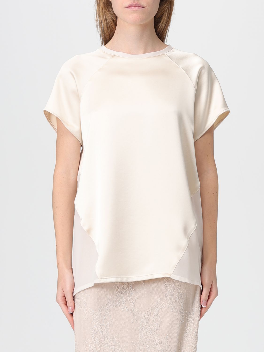 Liu •jo Top Liu Jo Woman Color Beige In Neutral