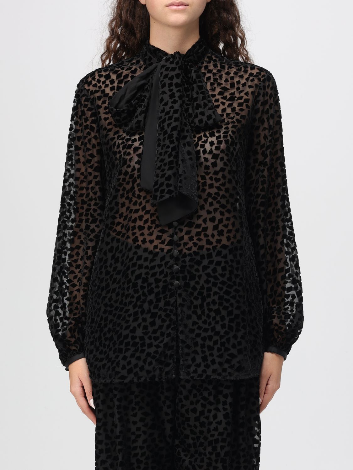 Emporio Armani Shirt  Woman Color Black In Black