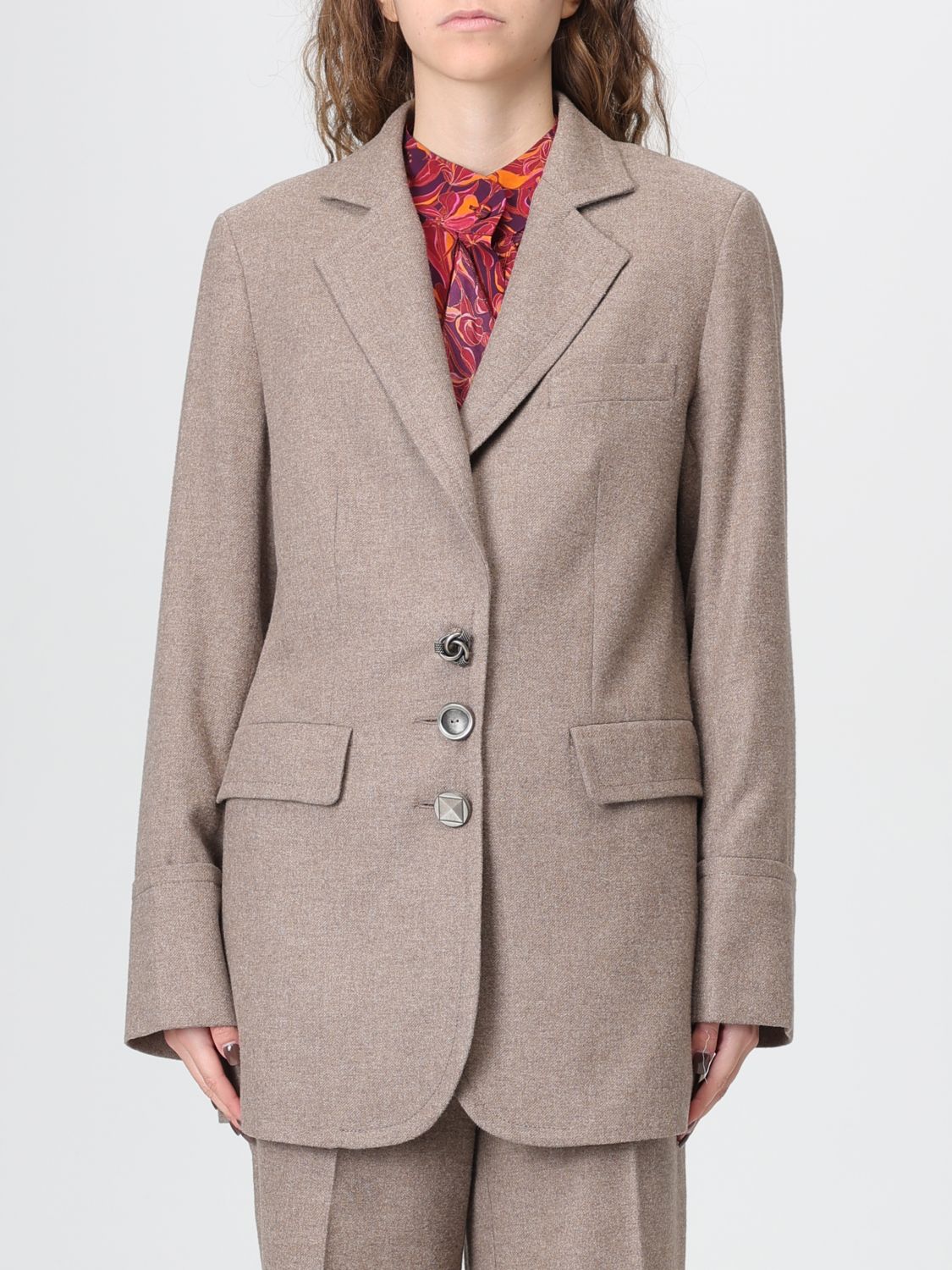 Maliparmi Jacket  Woman Color Dove Grey In Gray