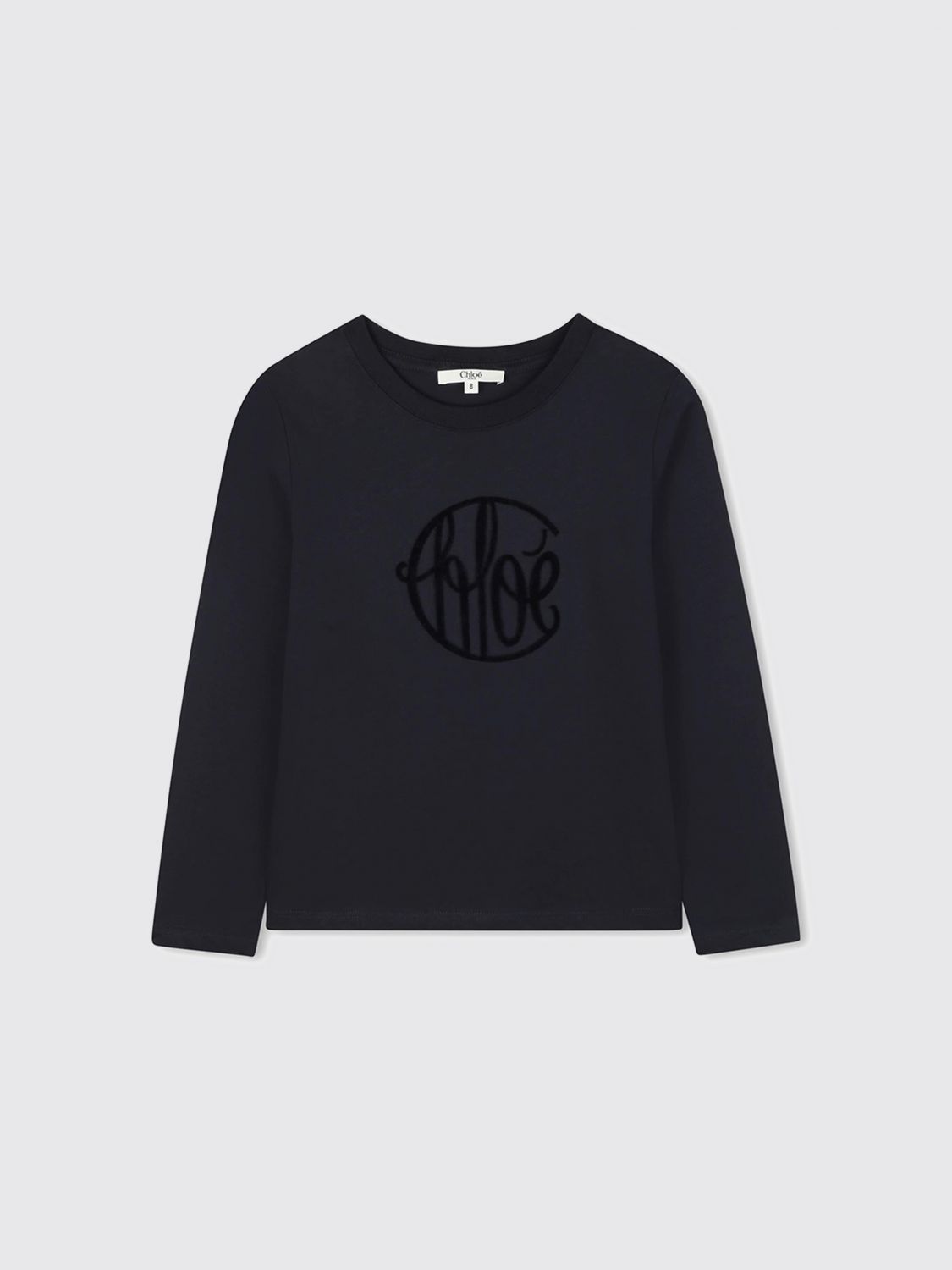 Chloé Logo-print T-shirt In Blue
