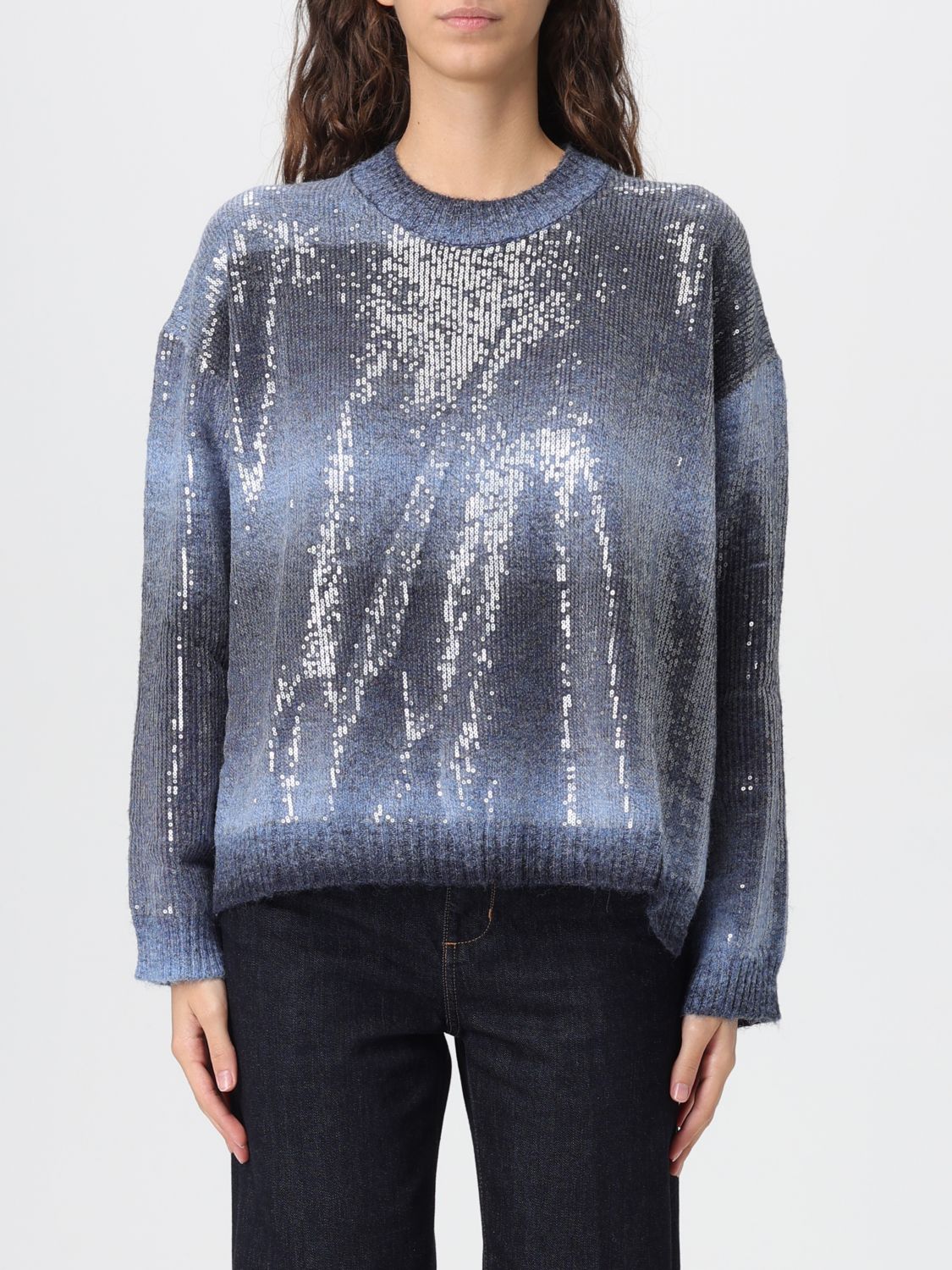 Liu •jo Sweater Liu Jo Woman Color Blue In Blue