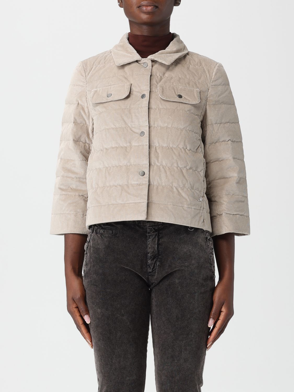 Mason's Blazer Woman Color Beige In Animal Print