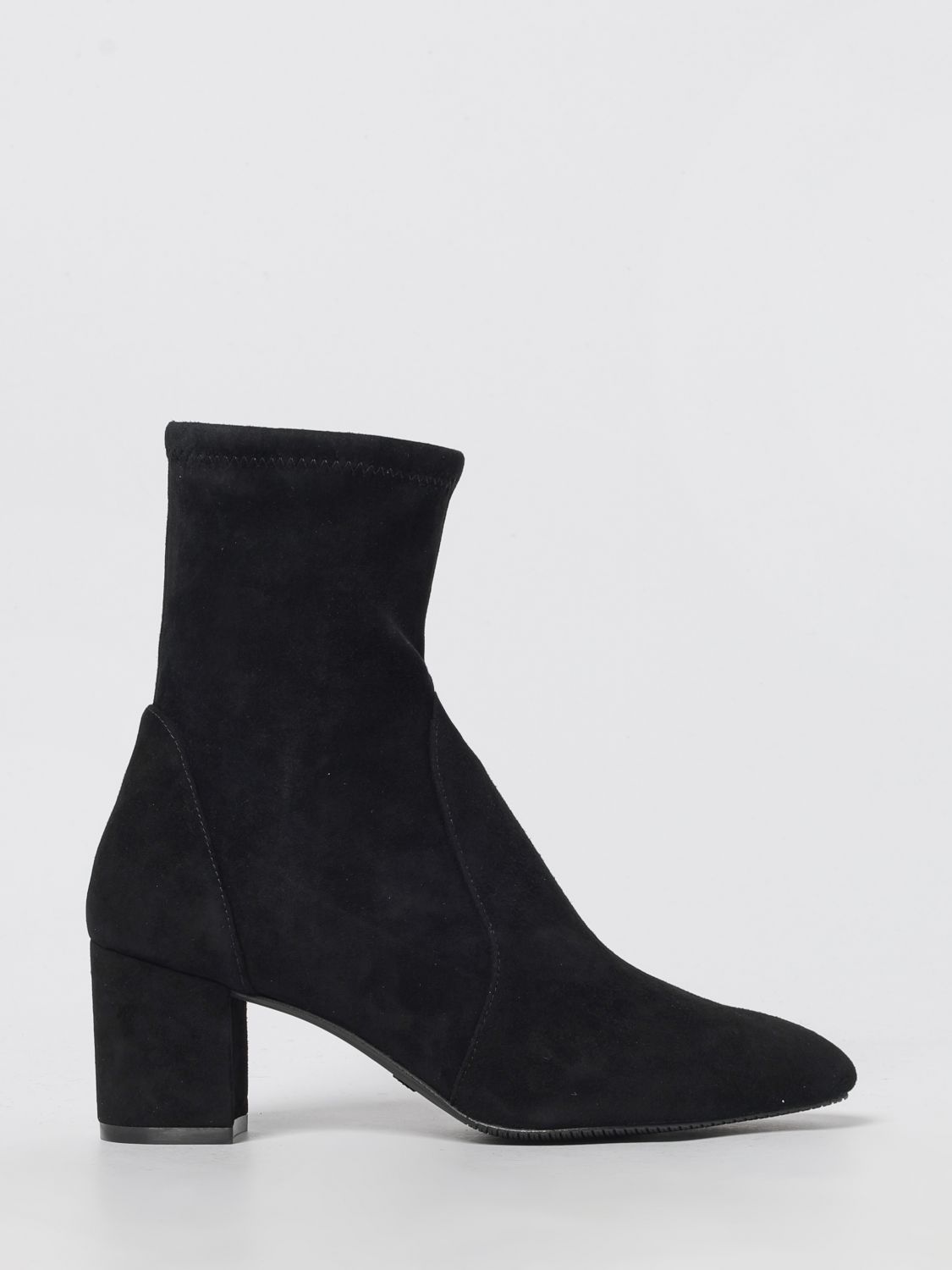 Stuart Weitzman Flat Ankle Boot  Woman Color Black