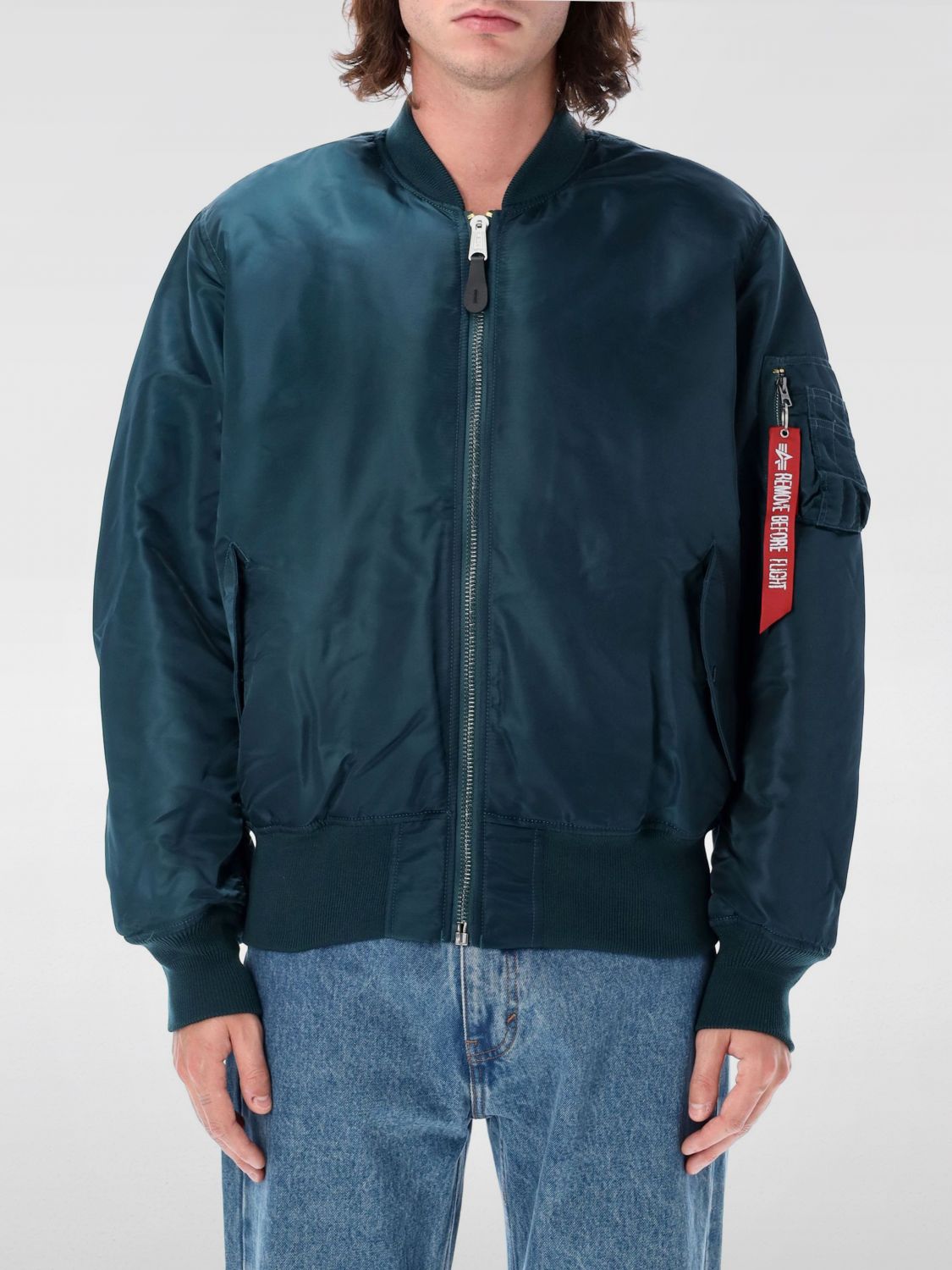 Alpha Industries Heritage Ma-1 Reversible Bomber Jacket In Blue