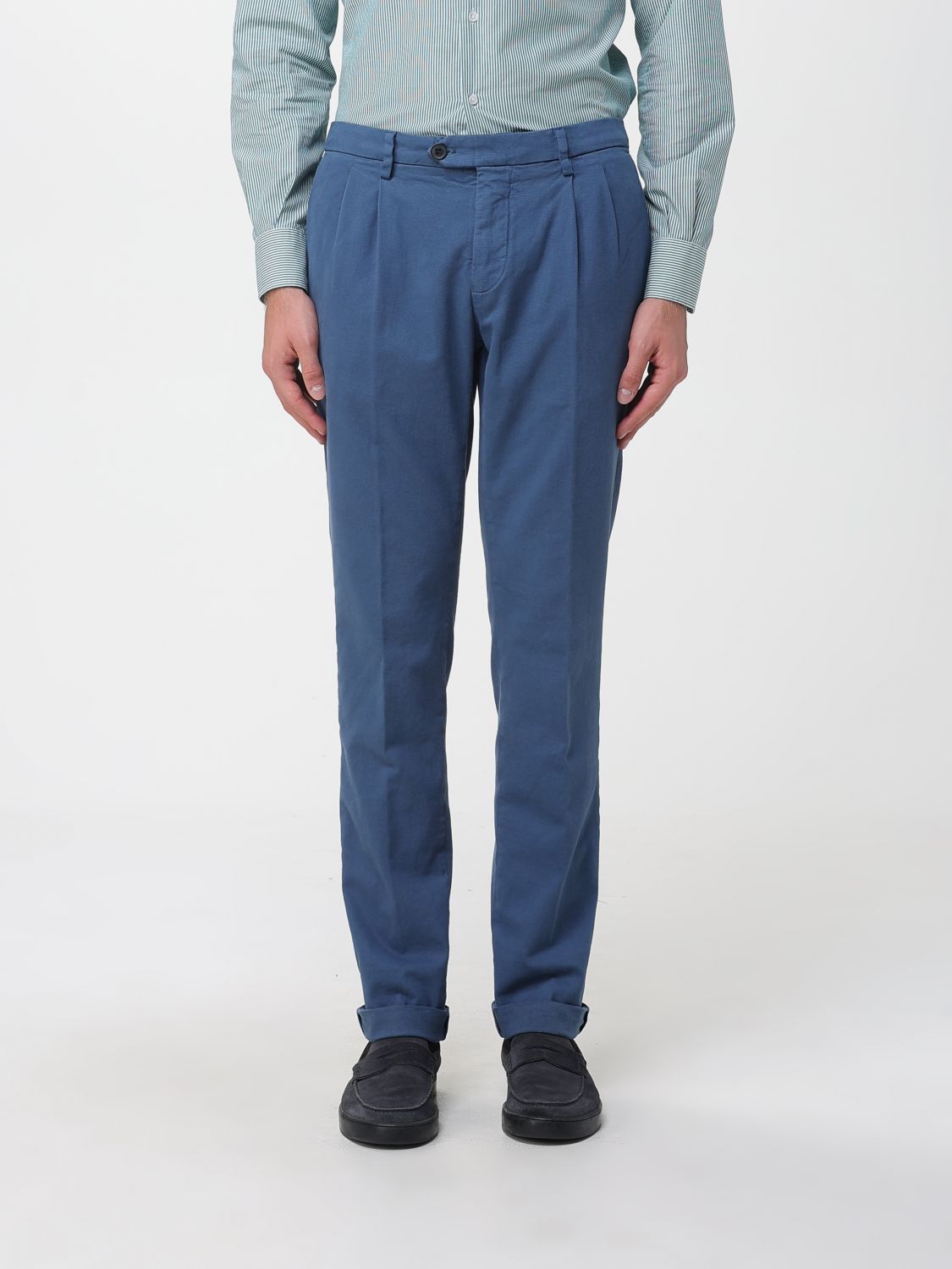 Mason's Pants Men Color Gnawed Blue In Blue