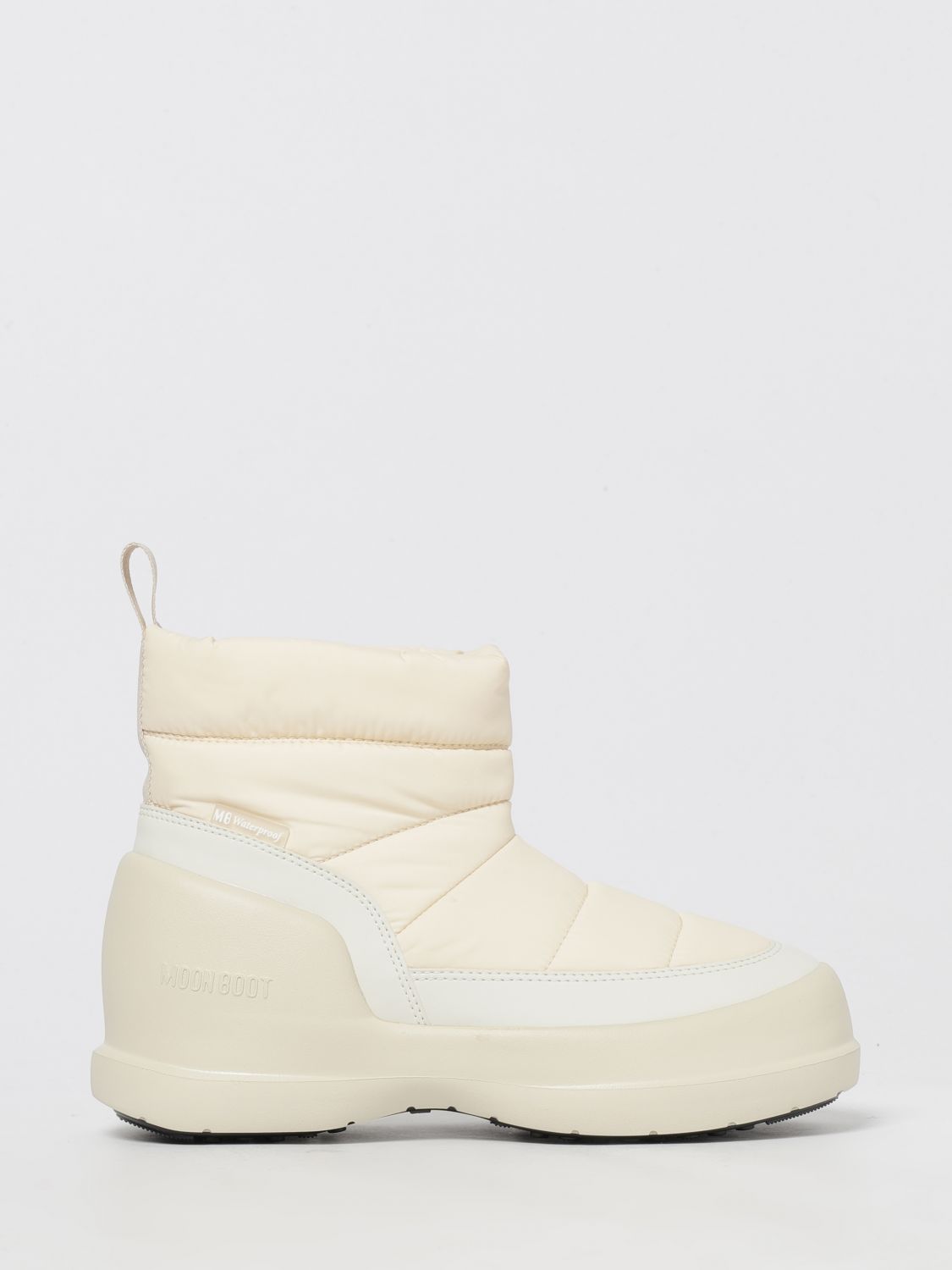 Moon Boot Flat Ankle Boot  Woman Color White In White