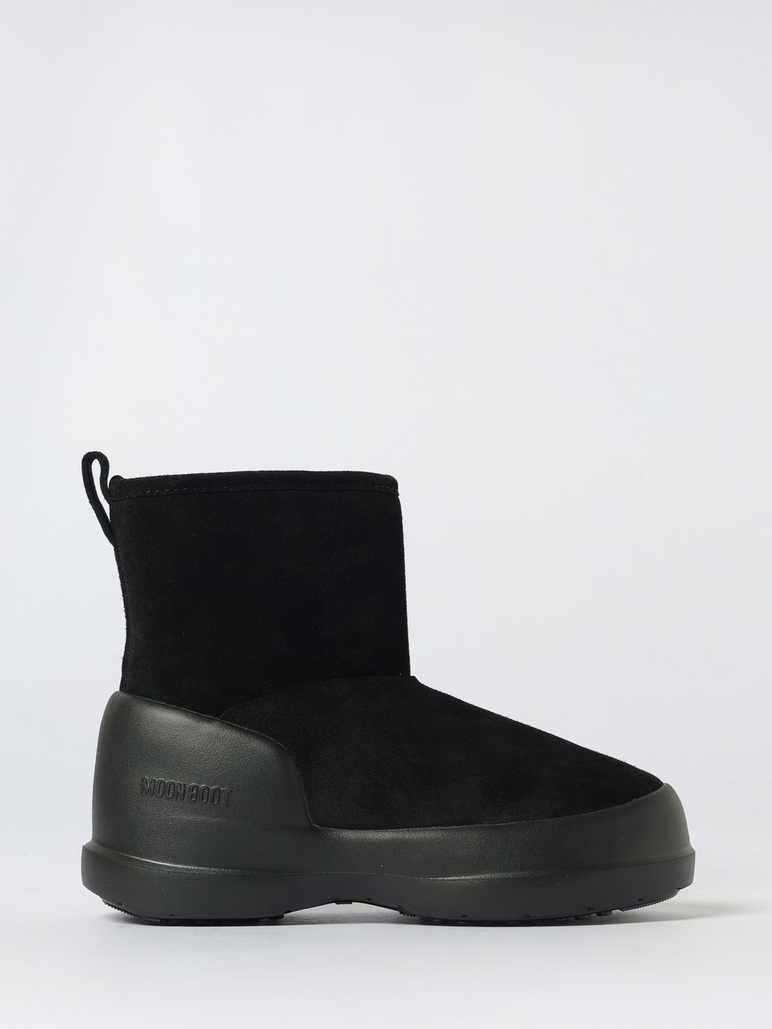 Moon Boot Flat Ankle Boot  Woman Color Black In Black