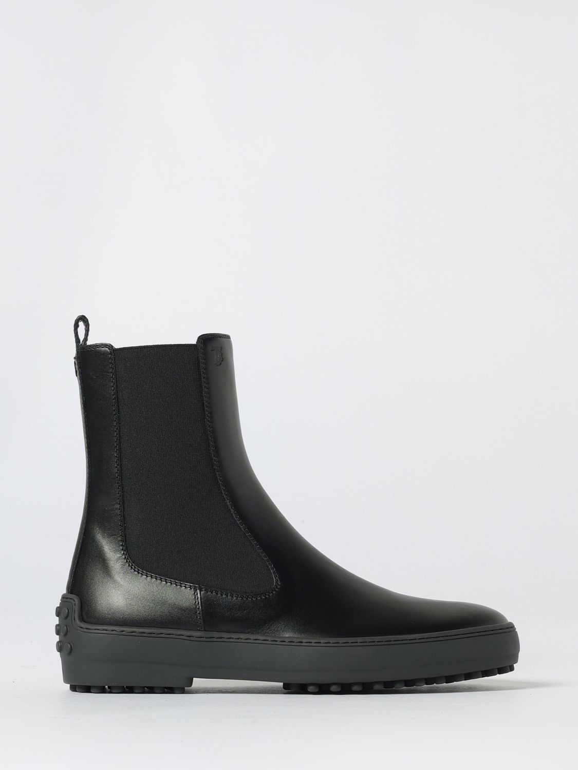 Tod's Flat Ankle Boot  Woman Color Black In Black