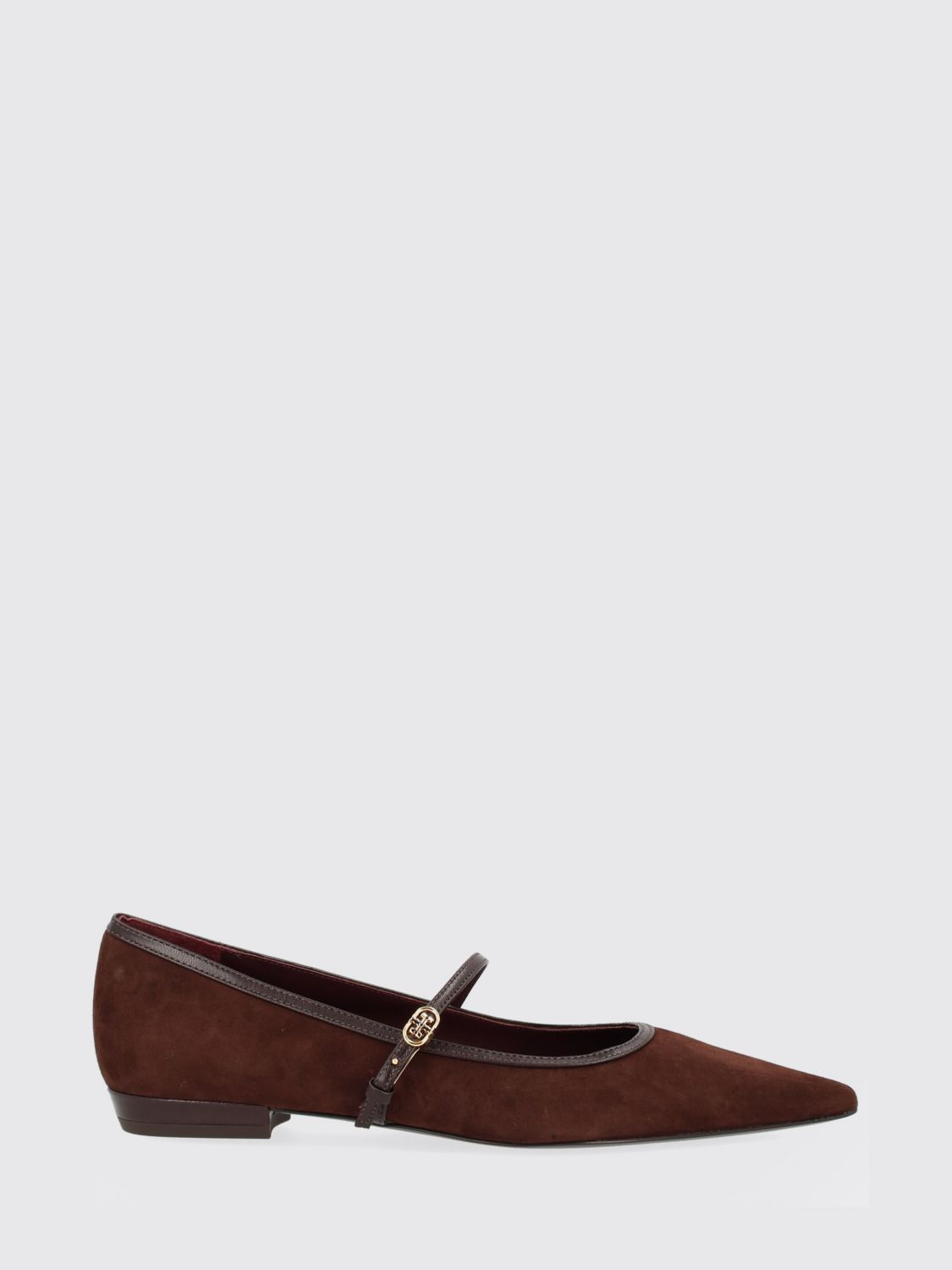 Tory Burch Ballet Flat  Woman Color Brown In Brown