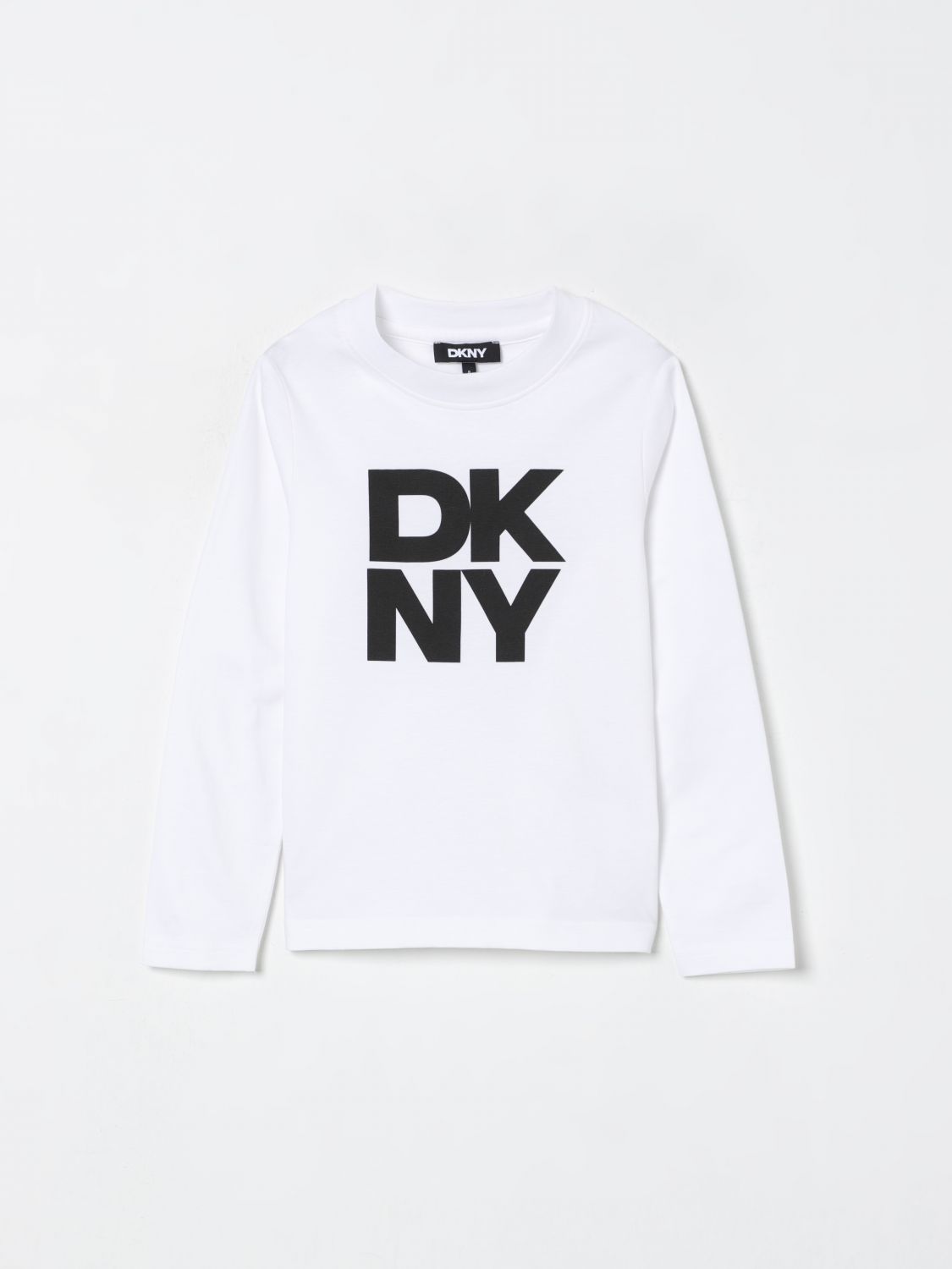 Dkny T-shirt Kids Color White In Animal Print