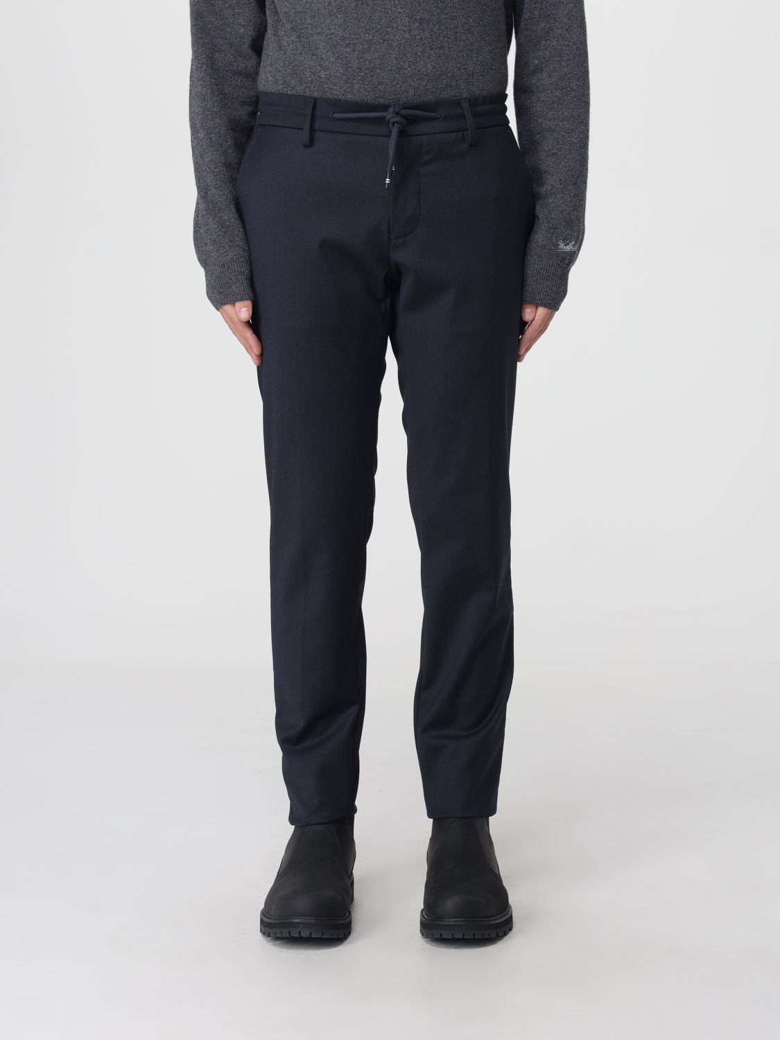 Mason's Pants Men Color Black In Blue