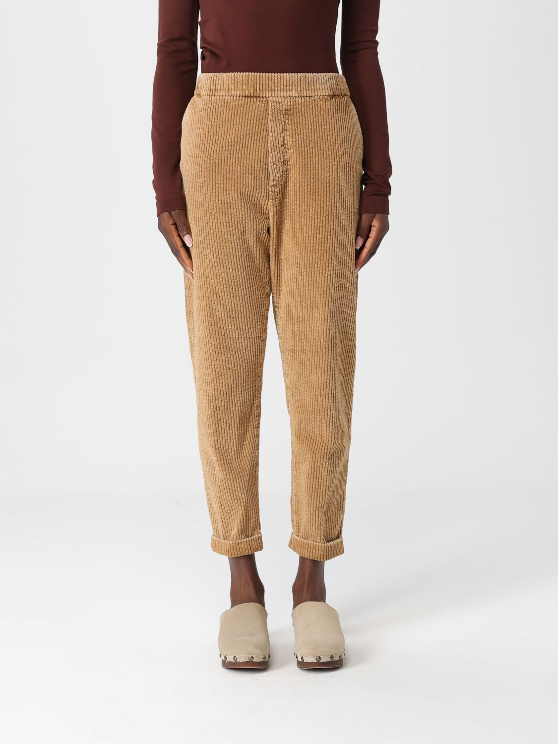 Mason's Pants Woman Color Beige In Nude