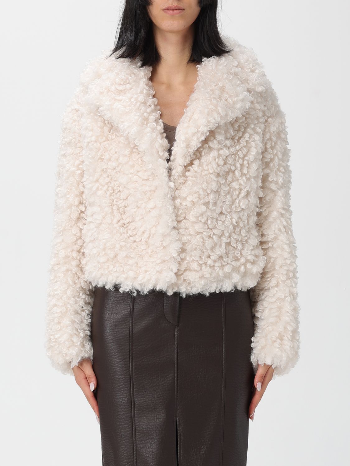 Stand Studio Coat  Woman Color Beige In Neutral