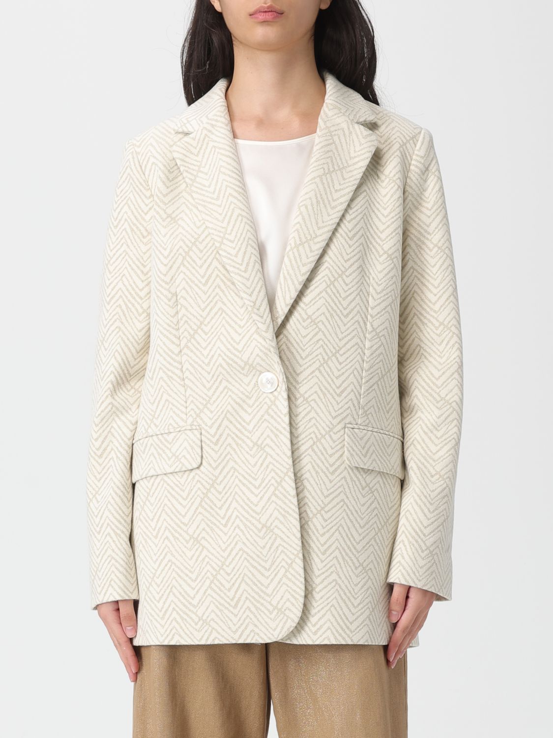 Mason's Blazer Woman Color White In Neutral