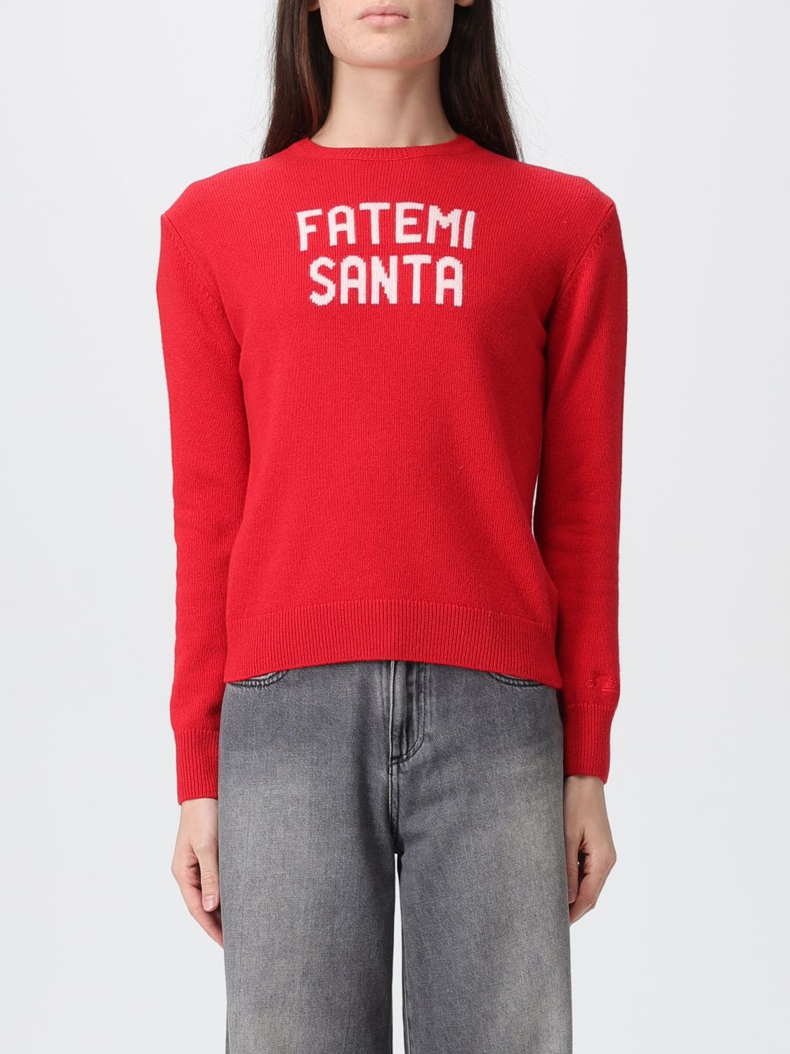 Mc2 Saint Barth Sweater  Woman Color Fa02 In Red