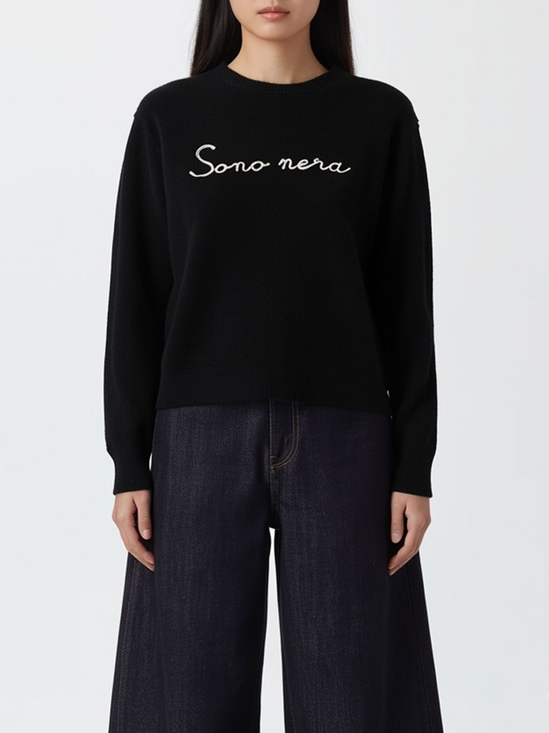 Mc2 Saint Barth Sweater  Woman Color Black 2