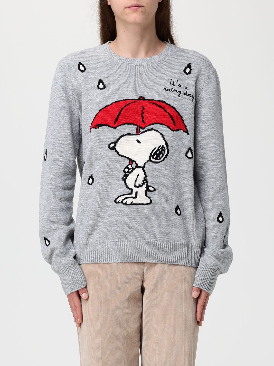 Mc2 Saint Barth Sweater  Woman Color Grey In Gray