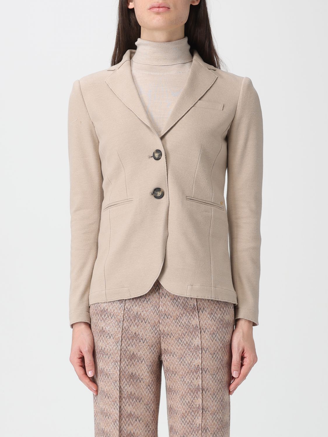 Mason's Blazer Woman Color Natural In Brown