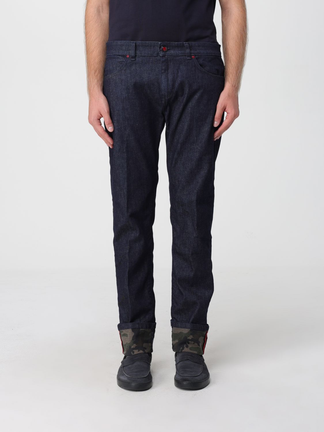 Mason's Jeans Men Color Denim In Blue