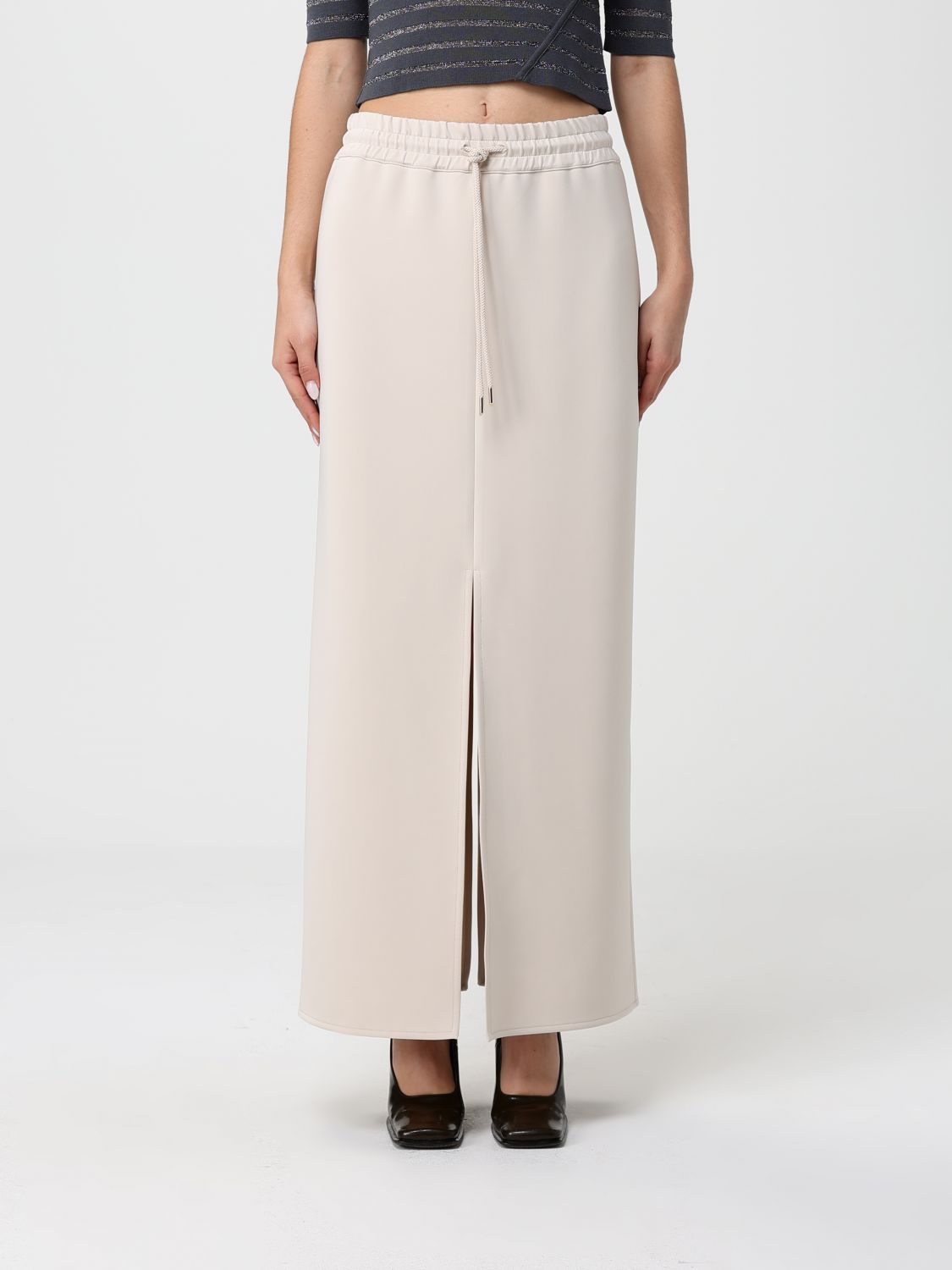 Simona Corsellini Skirt  Woman Color Beige In Neutral