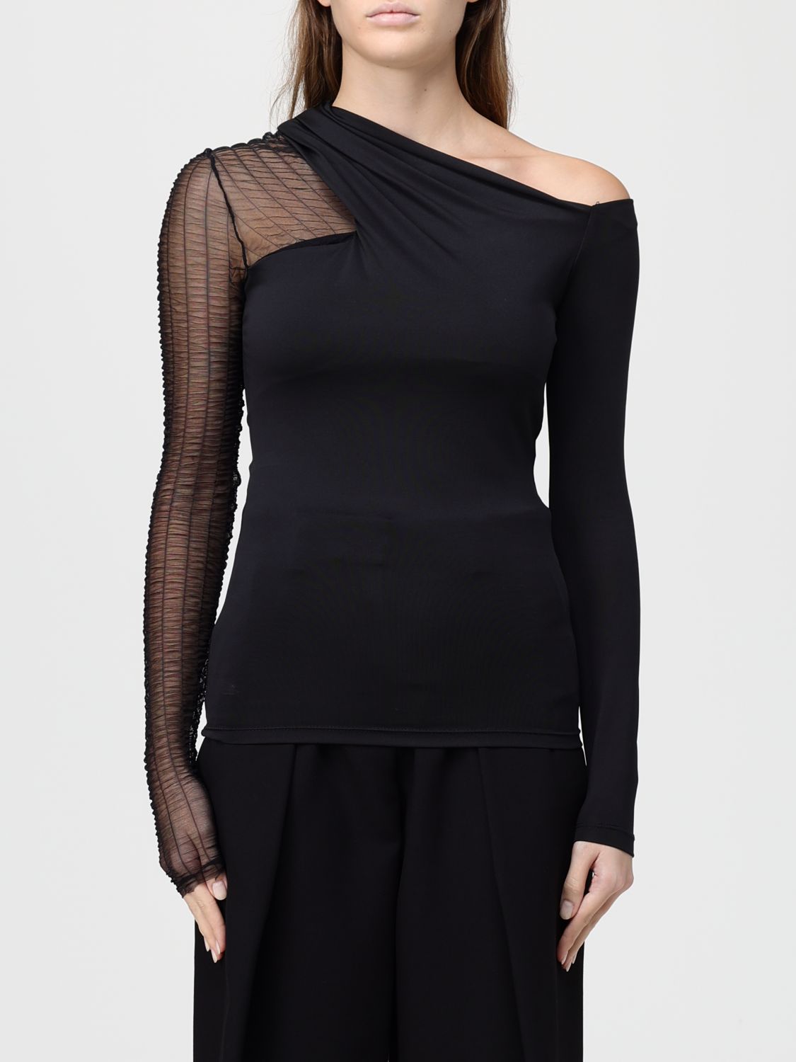 Simona Corsellini Top Woman Color Black