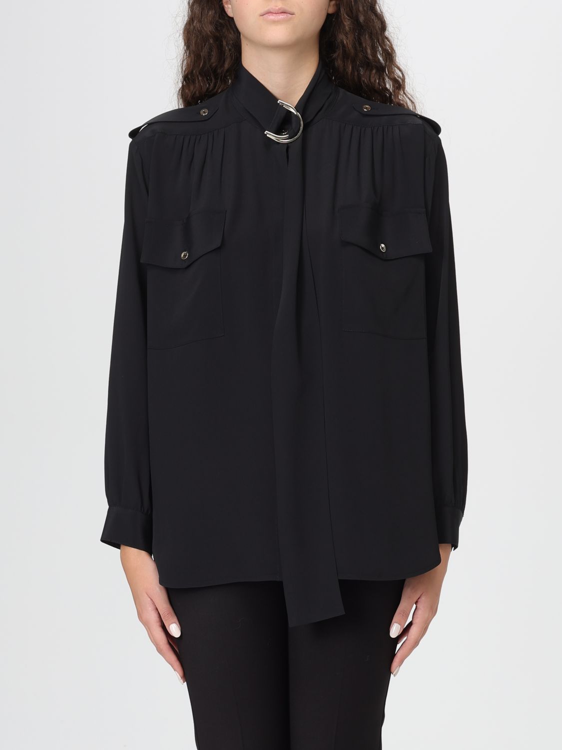 Simona Corsellini Top Woman Color Black In Black