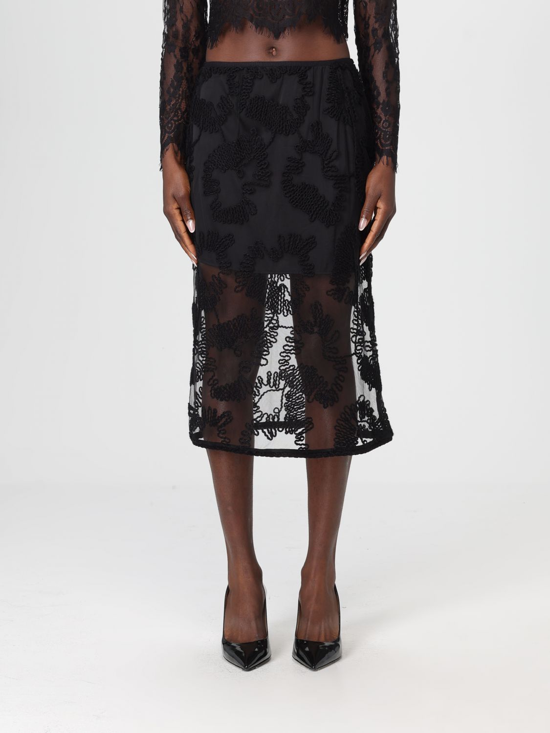 Simona Corsellini Skirt Woman color Black