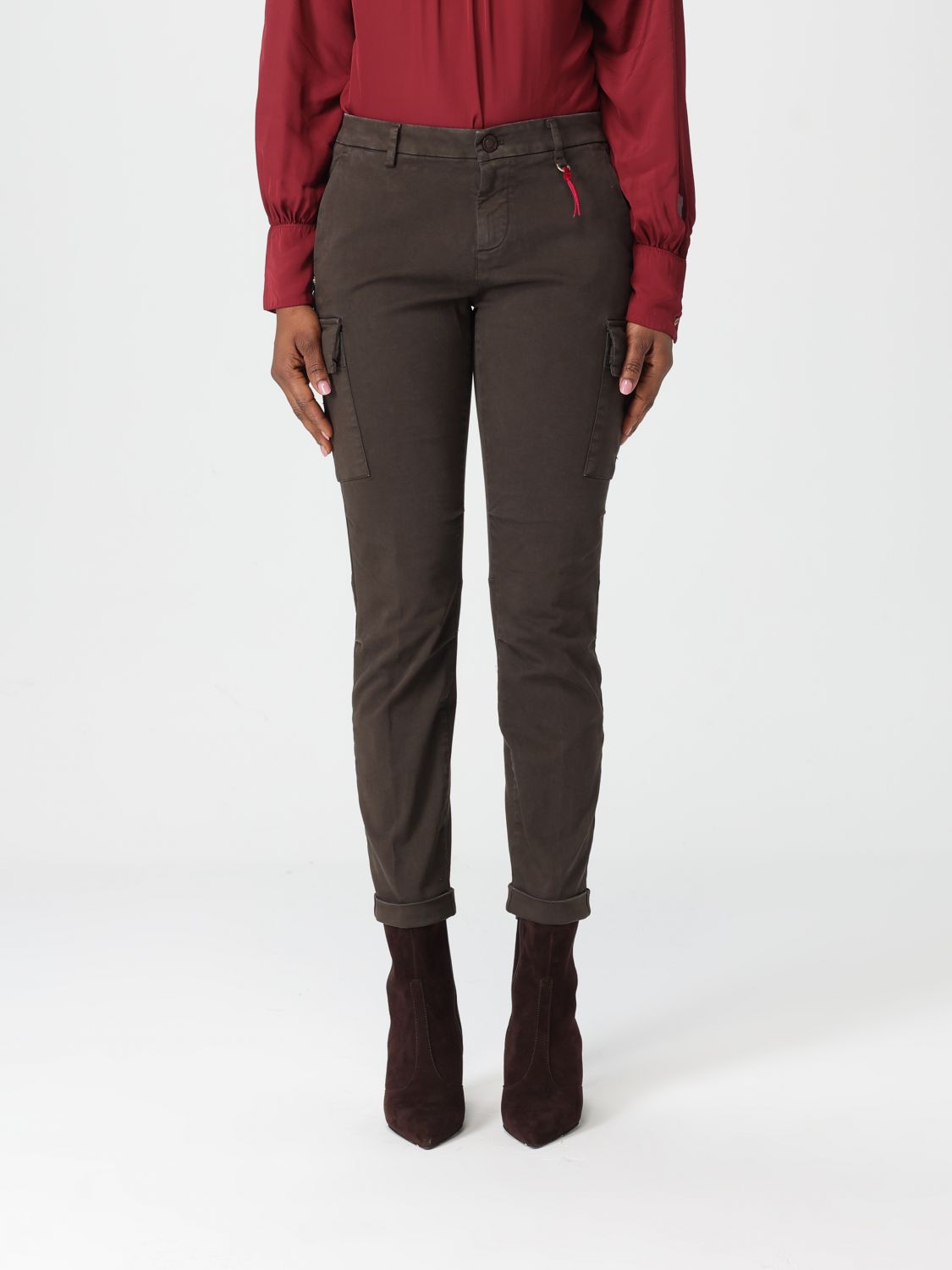 Mason's Pants  Woman Color Black In Brown