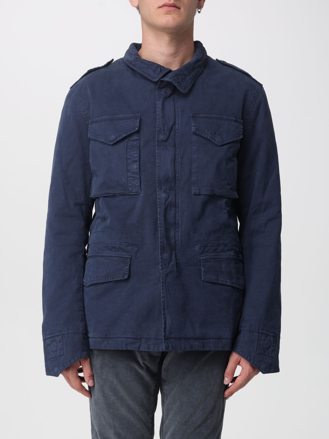 Mason's Jacket  Men Color Avion In Blue