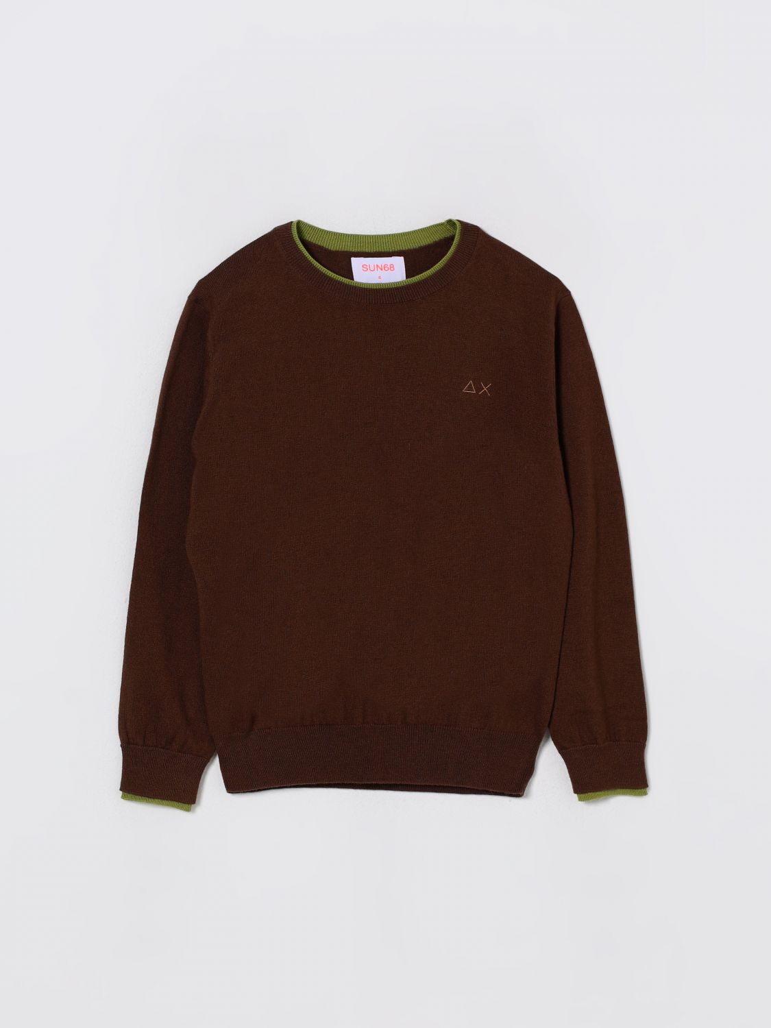 Sun 68 Sweater Sun68 Kids Color Brown In Brown